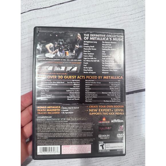 Guitar Hero Metallica for PS2 - Picture 2 of 3